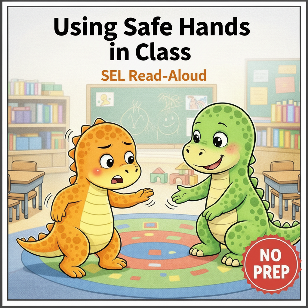 Cover: Using Safe Hands in Class Social Story for K–2