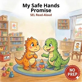 Cover: Safe Hands Social Story for K–2